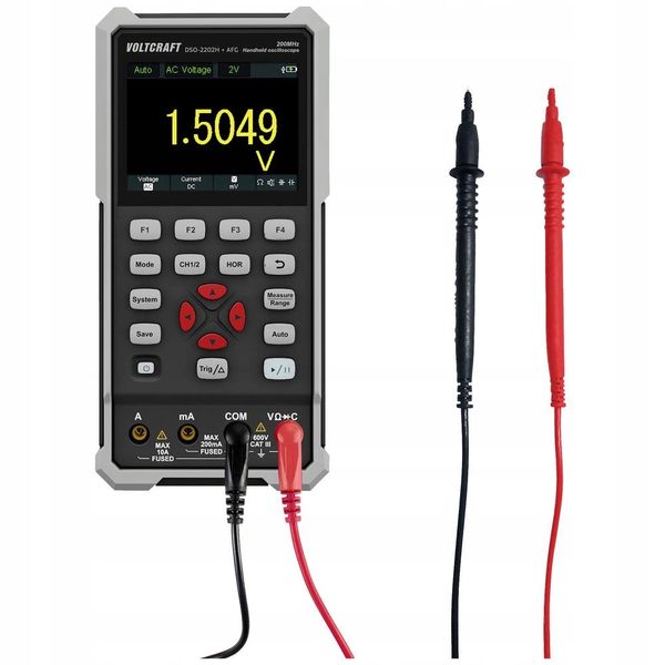 Oscyloskop MULTIMETR cyfrowy mobilny ręczny USB 200 MHz 1 GSa/s VOLTCRAFT zdjęcie 2
