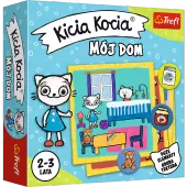 Gra edukacyjna dla najmłodszych dzieci - Kicia Kocia Mój dom 1-4 graczy
