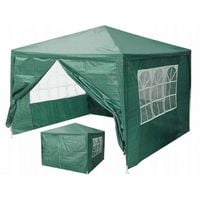 NAMIOT MULTIGARDEN 3X3 M WODOODPORNY ZIELONY Z METALOWĄ RAMĄ
