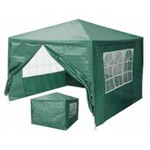 NAMIOT MULTIGARDEN 3X3 M WODOODPORNY ZIELONY Z METALOWĄ RAMĄ