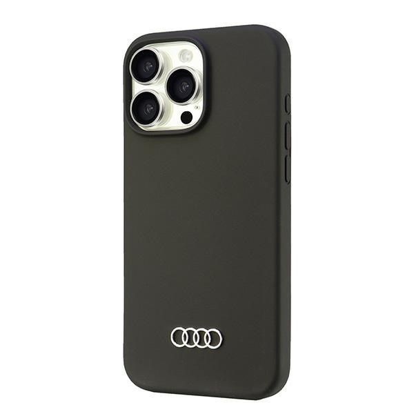 Audi Silicone Case iPhone 16 Pro Max 6.9" czarny/black hardcase zdjęcie 3