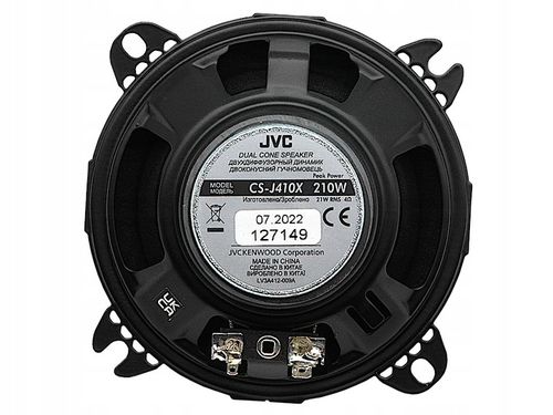 JVC CS-J410X | Głośniki 10cm 210W Dual-Cone | Samochodowe 100mm 90dB na Arena.pl