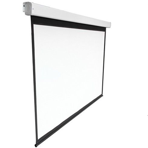 Duży EKRAN PROJEKCYJNY SUFITOWO ŚCIENNY 200X200cm 112" HDREADY na Arena.pl