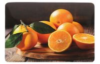 Podkładka mata na stół dwustronna korkowa laminowana 39x28,5 cm  wz. 7 pomarańcze połówki