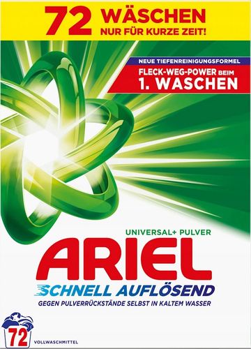 Ariel Proszek Do Prania Uniwersalnego 72 Prania 3,96 Kg na Arena.pl