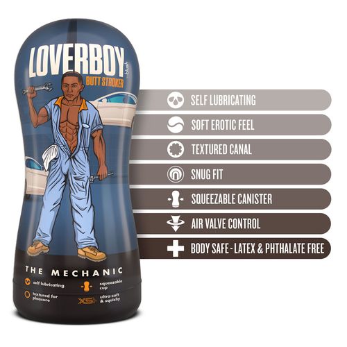 Endurance masturbator w kształcie tyłka Blush Loverboy Brązowy na Arena.pl