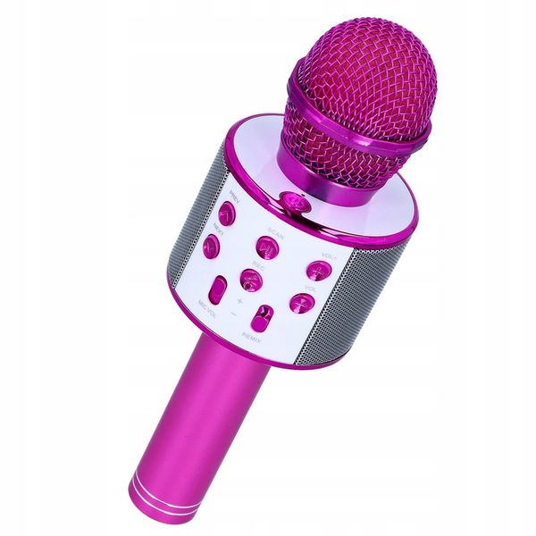 MIKROFON KARAOKE GLOSNIK Z MIKROFONEM BEZPRZEWODOWY BLUETOOTH NAGRYWANIE zdjęcie 16
