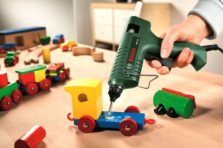 PISTOLET DO KLEJU NA GORĄCO BOSCH PKP 18 E + KLEJ zdjęcie 5
