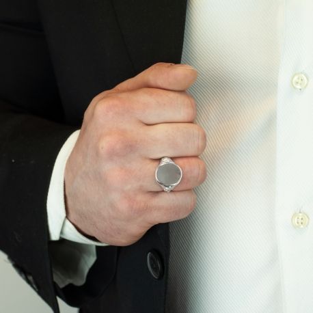 SREBRNY SYGNET Z ORNAMENTAMI PRÓBA SREBRA 925 GRAWER GRATIS na Arena.pl