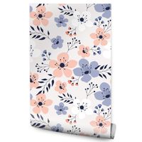 Tapeta Kolorowe Wiosenne KWIATY Natura Do Sypialni Salonu