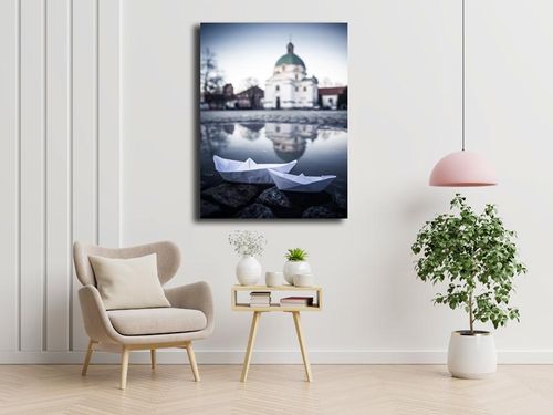 Warszawa Nowe Miasto - obraz na płótnie 90x120 cm na Arena.pl