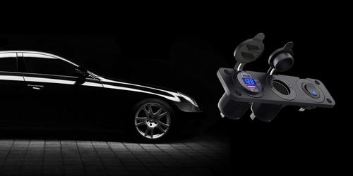 Gniazdo Zapalniczki 12V/24V Woltomierz Samochodowy PANEL Auto USB-C 22,5W na Arena.pl