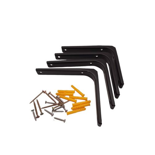 wsporniki do półek ścienne 4szt czarny na Arena.pl