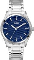 GUESS Zegarek Męski Dex Stalowy Z Blue Dial GW0626G1