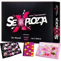 ROMANTYCZNY ZESTAW GIER EROTYCZNYCH 3w1 SEXPLOZJA DLA PAR PREZENT WALENTYNK