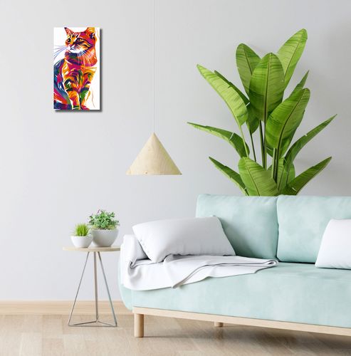 Obraz 20x40cm Nasycony Kot na Arena.pl