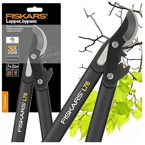Sekator FISKARS L76 nożycowy OGRODOWY DO CIĘCIA GRUBYCH GAŁĘZI 56cm na Arena.pl