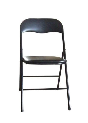 Krzesło składane model F czarny / csrebrny na Arena.pl