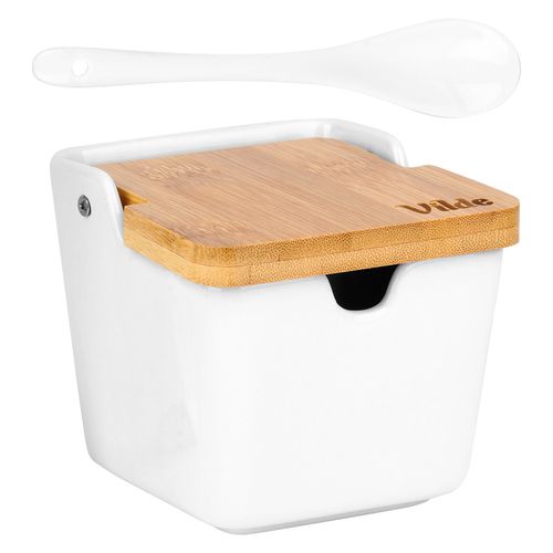 Cukierniczka Ceramiczna Pojemnik Kuchenny do Przechowywania Cukru na Cukier na Arena.pl