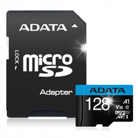 Karta micro 128GB microSD AData Premier mikro A1 V10+adapter
