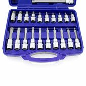 17344 ZESTAW KLUCZY NASADOWYCH 32 ELEMENTY + WALIZKA TORX