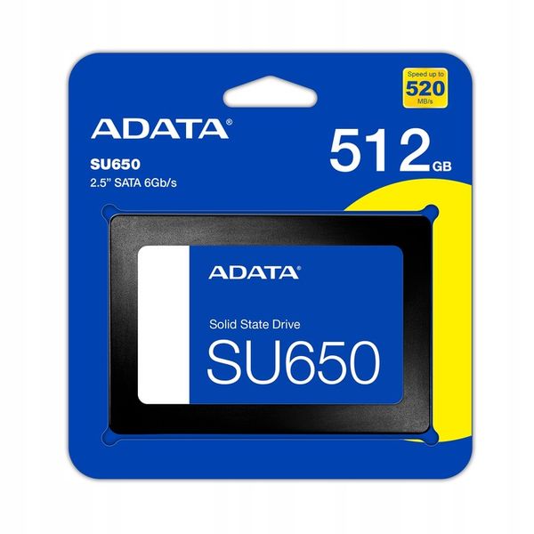 Dysk SSD ADATA Ultimate SU650 512GB SATA III 2,5 zdjęcie 1