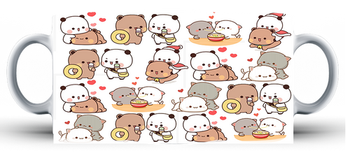 Kubek ceramiczny Bubu Loves Dudu na Arena.pl