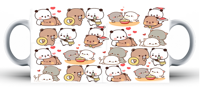 Kubek ceramiczny Bubu Loves Dudu zdjęcie 2