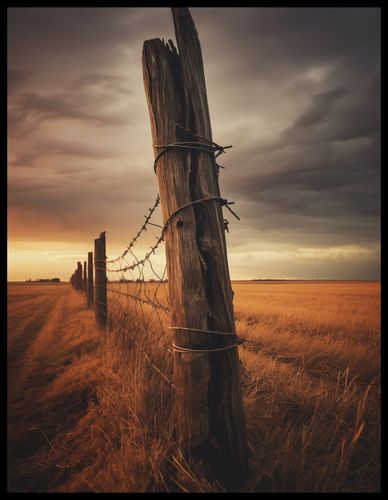 Plakat 50x65cm Zachód na Pograniczu na Arena.pl