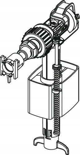 Zawór napełniający TECE do spłuczek podytnkowych uniwersalny 9820353 na Arena.pl