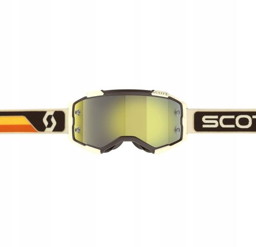Gogle Scott Fury Deep Brown / Beige / Yellow Chrome Works na Arena.pl