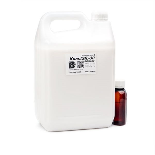 Silikon do form formierski elastyczny kompaund RTV-2 KunstSil-30 5 kg zdjęcie 1