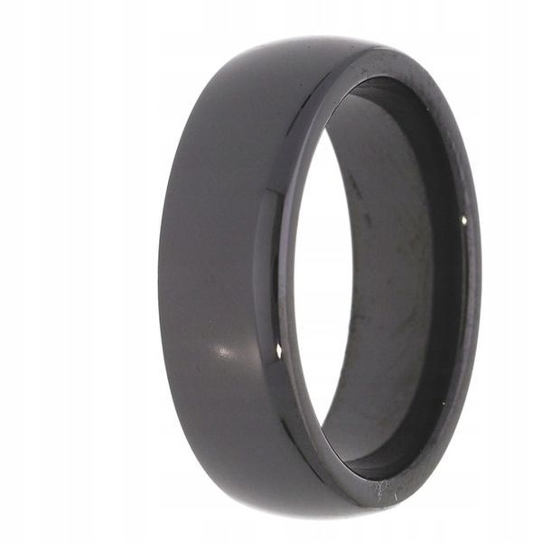 Obrączka pierścionek ceramiczny r.22 zdjęcie 1