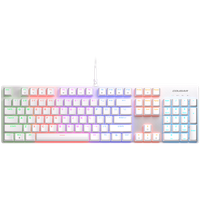 cougar klawiatura gamingowa ultimus ex, rgb, usb, biała