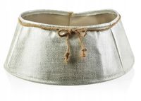 Osłonka choinkowa 40 cm, Srebrna