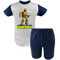 Krótka Piżama dziecięca Żółwie Ninja - Turtles