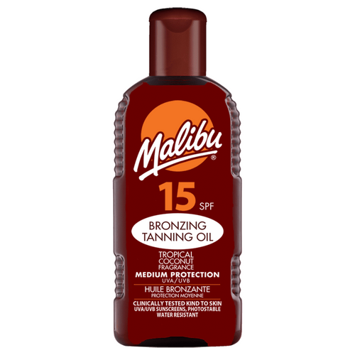 Malibu Olejek Do Opalania SPF15 200ml + Aloe Żel Po Opalaniu 200ml na Arena.pl