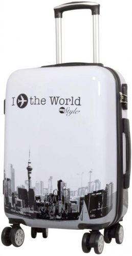 walizki zestaw fly the world white na Arena.pl