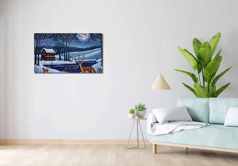 Obraz 90x50cm Przyszła Zima zdjęcie 2