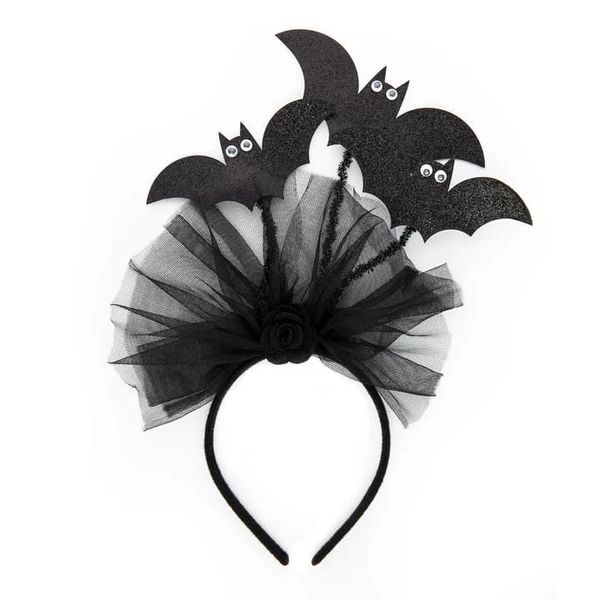 Opaska na Halloween Trzy Nietoperze zdjęcie 1