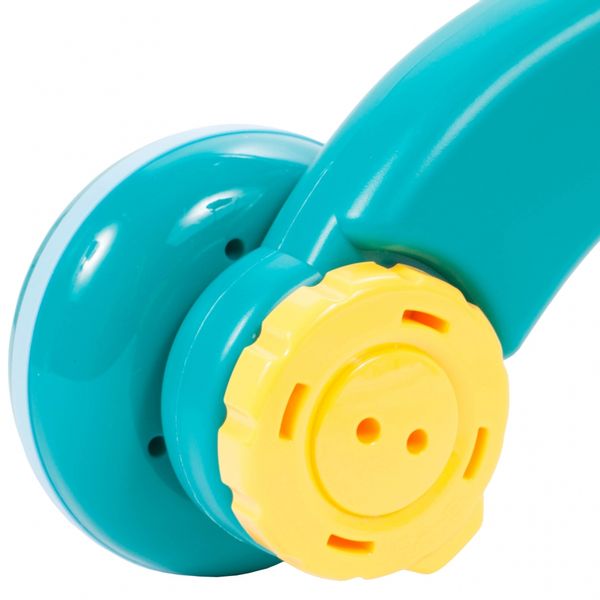 Chodzik Pchacz Stolik Edukacyjny Panel Koszyk 5W1 - Niebieski zdjęcie 10