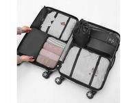Zestaw organizerów podróżnych do walizki i szafy torby 7 sztuk
