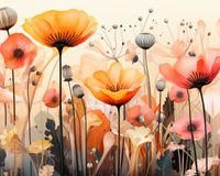 Plakat 50x40cm Taneczne Maki