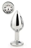 korek analny gleaming love silver plug medium dreamtoys
