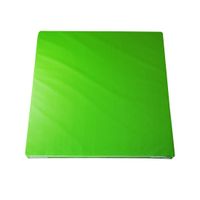OUTLET Materac gimnastyczny LEE 100x100x5 cm zielony składany rzepy pokrowiec