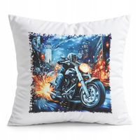 PODUSZKA BIAŁA PREZENT - MOTOR MOTOCYKL