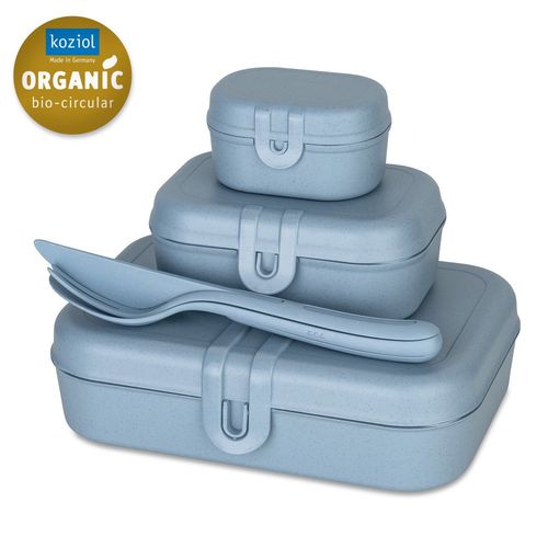 LUNCHBOX PASCAL READY 3x pudełko + sztućce KOZIOL na Arena.pl