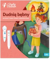 Czytaj z Albikiem. Dudnią bębny. Interaktywna pomoc logopedyczna
