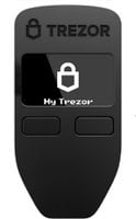 Używany Trezor One bezpieczny portfel sprzętowy do kryptowalut (czarny)