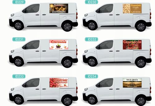 Reklama Naklejka na samochód różne wzory ZIEMNIAKI OD ROLNIKA na Arena.pl